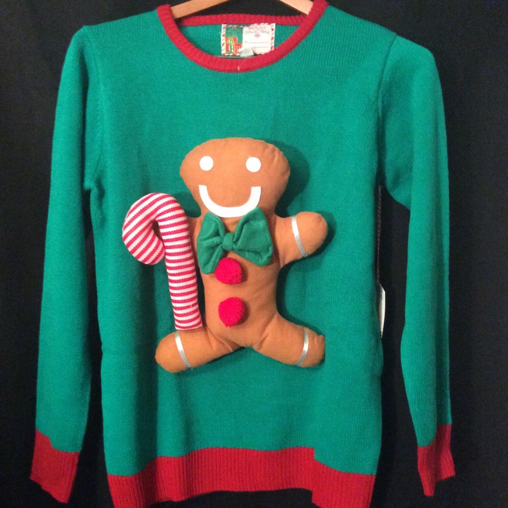 Merry Christmas poof Ugly Sweater